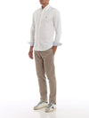 Men's Slim Fit Oxford Cotton Long Sleeve Shirt White - POLO RALPH LAUREN - BALAAN 3