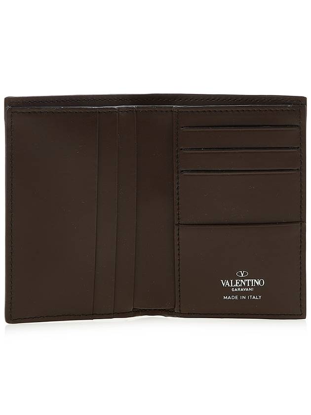 VLTN Logo Half Wallet Brown - VALENTINO - BALAAN 11