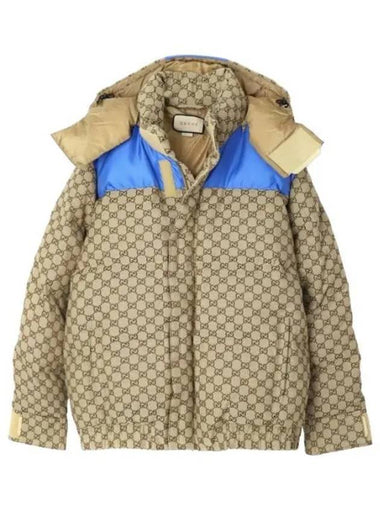 Cotton Canvas Padded Jacket - GUCCI - BALAAN 1