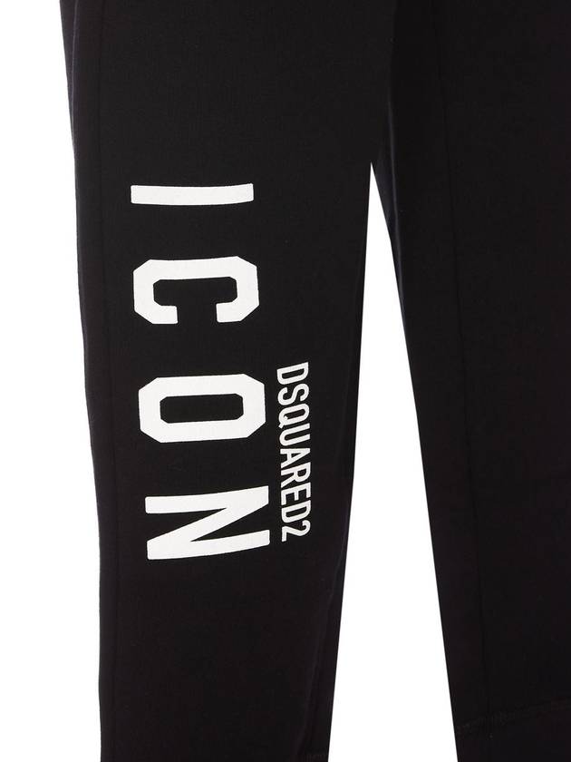 Men's Rain Icon Ski Track Pants Black - DSQUARED2 - BALAAN 4