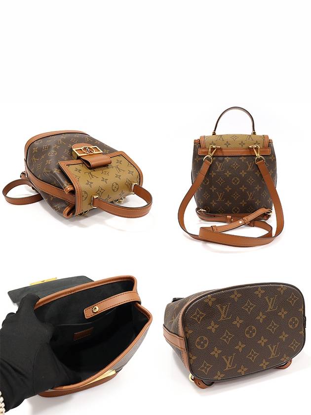 M45142 Monogram Reverse Canvas Dauphine PM Backpack - LOUIS VUITTON - BALAAN 4