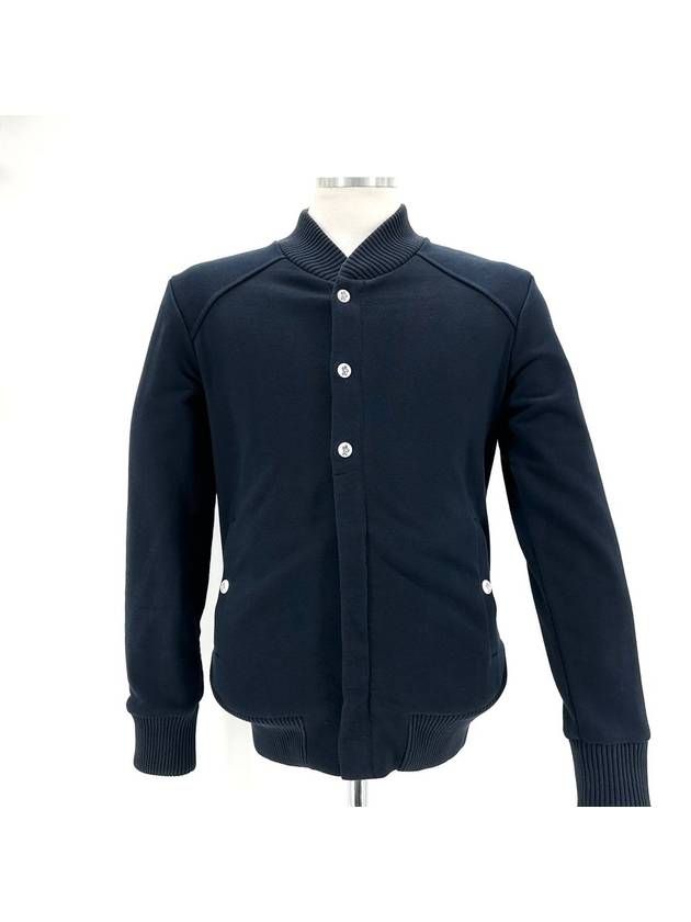 Gamma blue button zip up cardigan - MONCLER - BALAAN 3