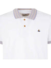 Logo Classic Stripe Polo Shirt White - VIVIENNE WESTWOOD - BALAAN 5