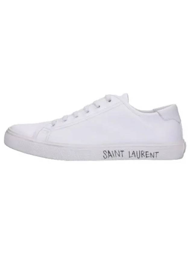 Malibu leather sneakers white - SAINT LAURENT - BALAAN 1