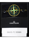 Logo David TC Down Hooded Jacket Black - STONE ISLAND - BALAAN 5