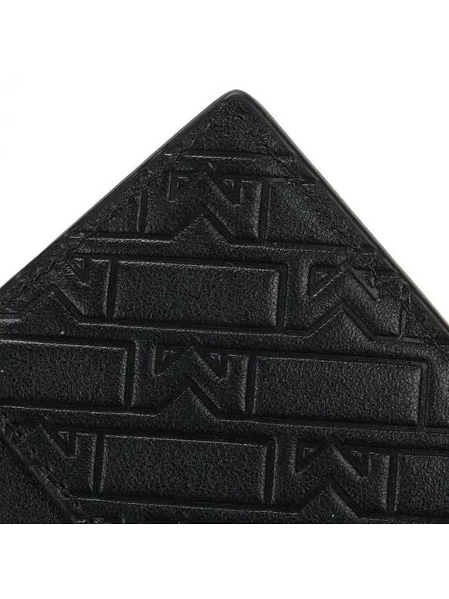 Men's Logo Card Wallet Black - MONTBLANC - BALAAN.