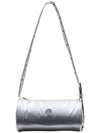 2WAY BELTED STRAP BARREL BAG SMALLGLOSSY SILVER - DON’T ASK MY PLAN - BALAAN 5