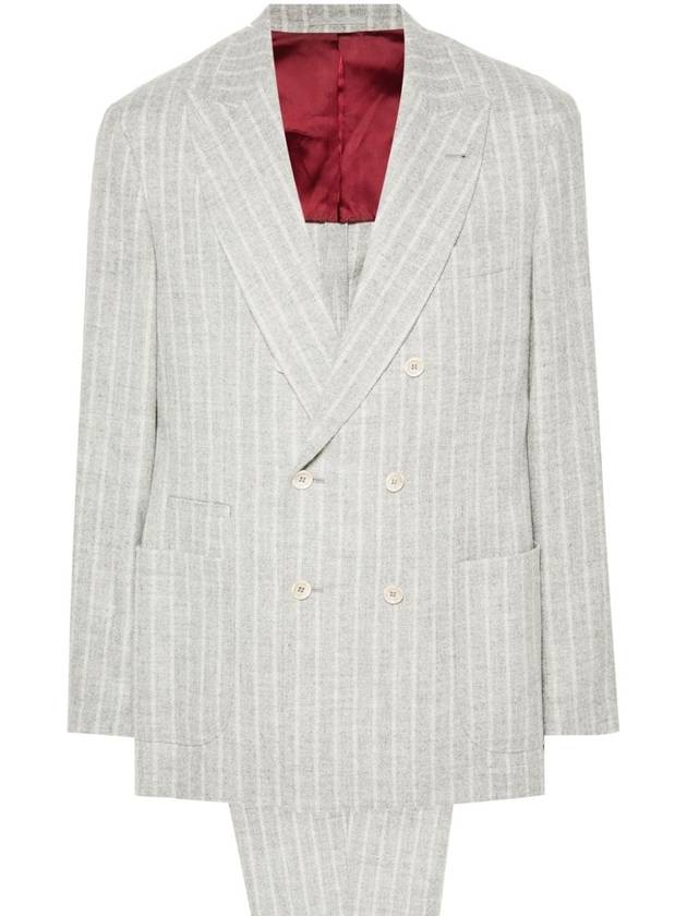 Brunello Cucinelli Suit Light Grey - BRUNELLO CUCINELLI - BALAAN 1