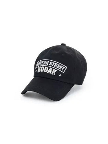 KODAK Apparel Korean Street graphic ball cap BLACK - KODO - BALAAN 1