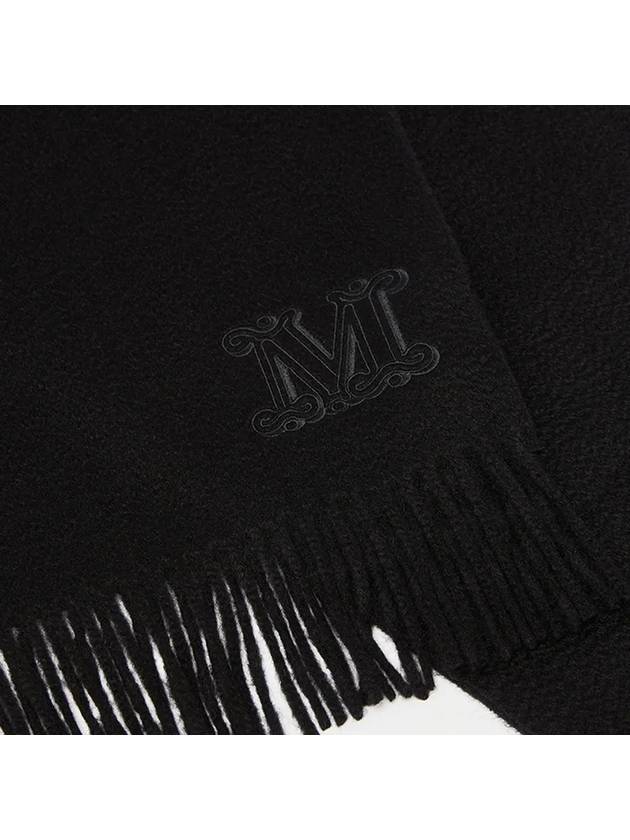 WSDALIA Cashmere Muffler Black 4546314106 008 - MAX MARA - BALAAN 2