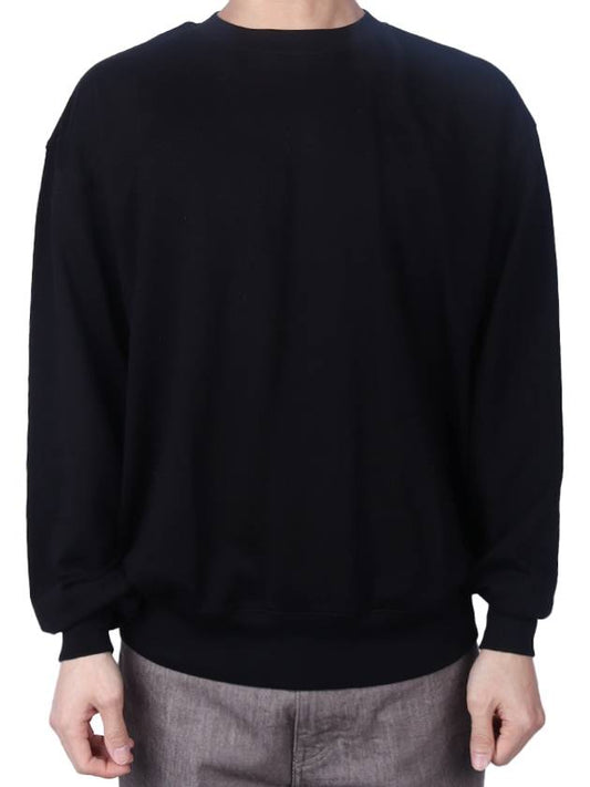 Men's Super High Sweatshirt Black A23AP02CU BLACK - AURALEE - BALAAN 1