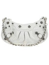 Le Cagole Chain Mini Shoulder Bag White - BALENCIAGA - BALAAN 2