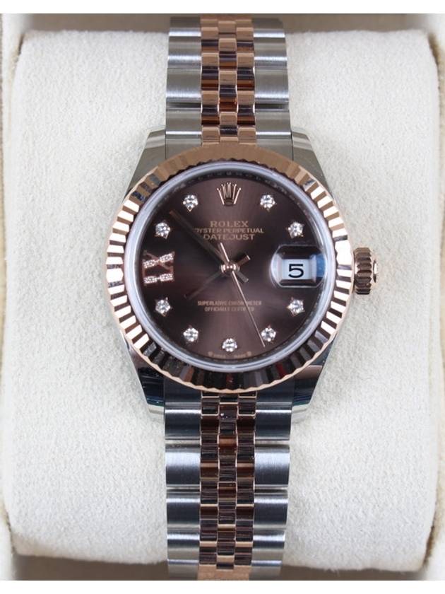 Rolex Datejust Combi Choco Board 10P Star Diamond 24 Years - ROLEX - BALAAN 3