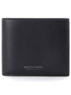 Men's Big Intrecciato Half Wallet Black - BOTTEGA VENETA - BALAAN 2