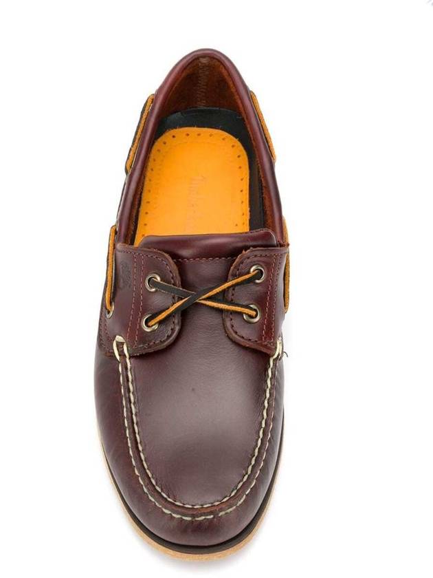 Classic Boat Loafers In Brown Leather Man - TIMBERLAND - BALAAN 4