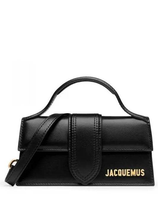 Le Bambino Gold Hardware Logo Mini Tote Bag Black - JACQUEMUS - BALAAN 2