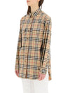 Vintage Check Overfit Shirt Beige - BURBERRY - BALAAN 5