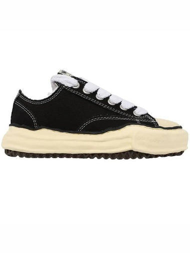 Peterson VL OG Sole Canvas Low Top Sneakers Black - MIHARA YASUHIRO - BALAAN 1