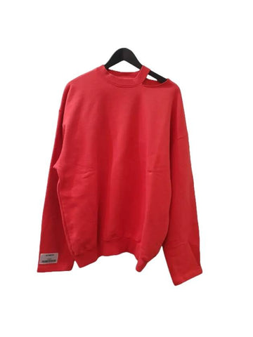 Open Shoulder Sweater Red - VETEMENTS - BALAAN 1