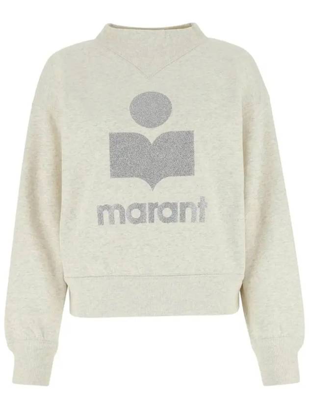 Moby Logo Print Sweatshirt Ecru - ISABEL MARANT - BALAAN 2