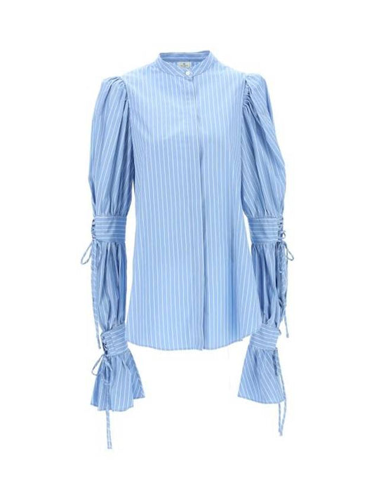 Women’s Puff Sleeve Cotton Shirt 13376 3804 250 LIGHT BLU BPG - ETRO - BALAAN.