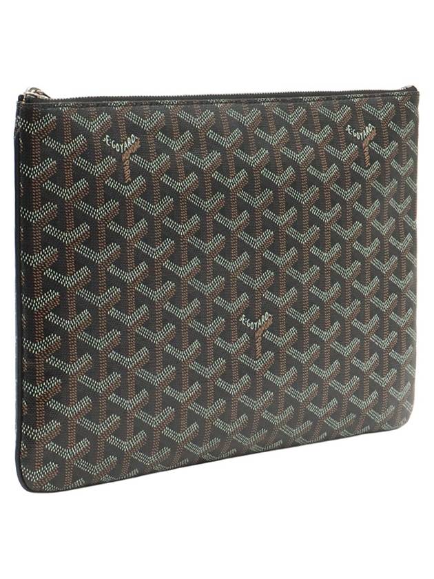 Black Goyadin Canvas Senna MM Clutch - GOYARD - BALAAN 3