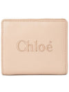 Sense Soft Leather Half Wallet Pink - CHLOE - BALAAN 2