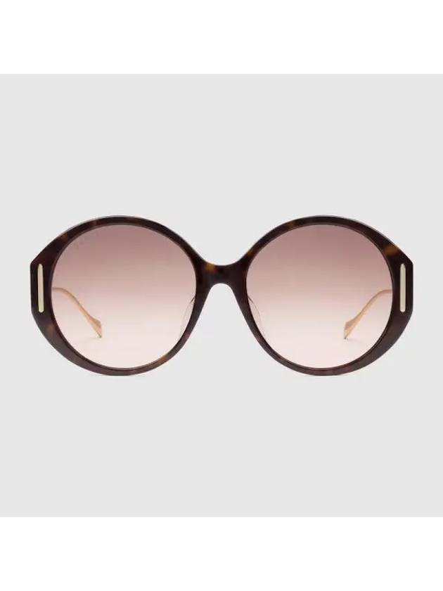 low nose bridge fit round sunglasses dark tortoiseshell acetate 706695J07402323 - GUCCI - BALAAN 1