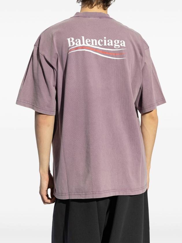 BALENCIAGA MEDIUM FIT T-SHIRT - BALENCIAGA - BALAAN 4