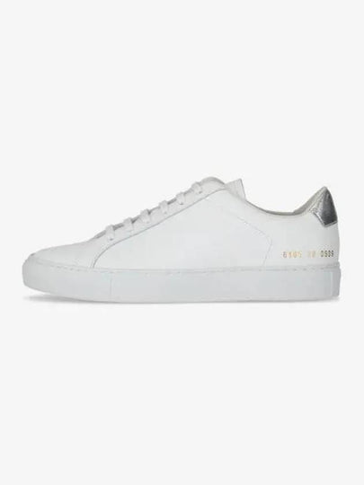 Retro Classic Low Top Sneakers Silver White - COMMON PROJECTS - BALAAN 2