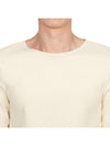 Merid Mode Elbow Patch Long Sleeve T-Shirt Ivory - SAINT JAMES - BALAAN 6