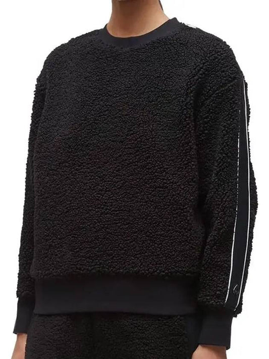 Women's Everly Pullover Crew Neck Sweatshirt Black - MOOSE KNUCKLES - BALAAN 2