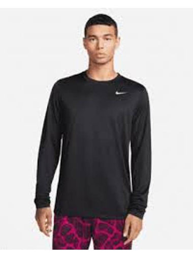 Dri-FIT League Long Sleeve T-Shirt Black - NIKE - BALAAN 1