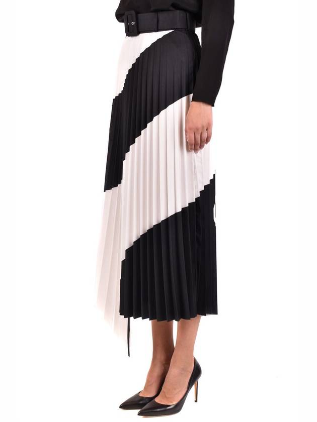 spiral pleated skirt - OFF WHITE - BALAAN 5