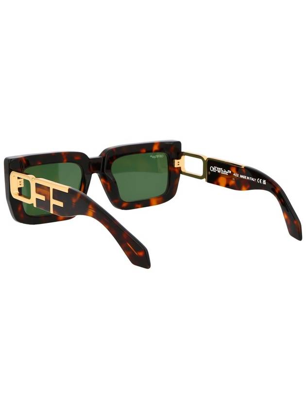 logo-embellished tortoiseshell-effect sunglasses - OFF WHITE - BALAAN 5