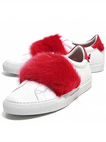 Urban Street Low Sneakers Fur Strap BE09192161 112 - GIVENCHY - BALAAN 1