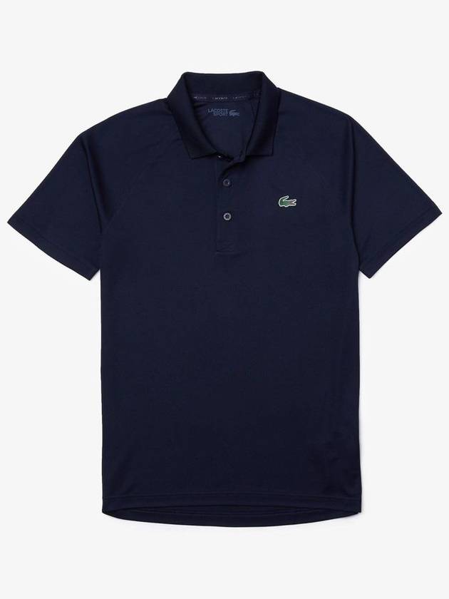 Logo Basic Short Sleeve PK Shirt Navy - LACOSTE - BALAAN 2