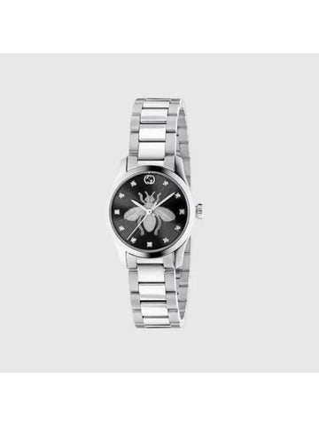 G Timeless Iconic Watch Black Silver - GUCCI - BALAAN 1