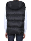 Logo Patch Hooded Down Padding Black - BURBERRY - BALAAN 10