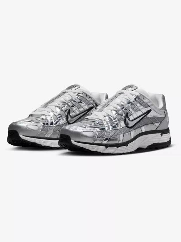 P 6000 Metallic Sneakers Silver - NIKE - BALAAN 3