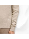 Heart Logo Cashmere Turtleneck Beige - AMI - BALAAN 5