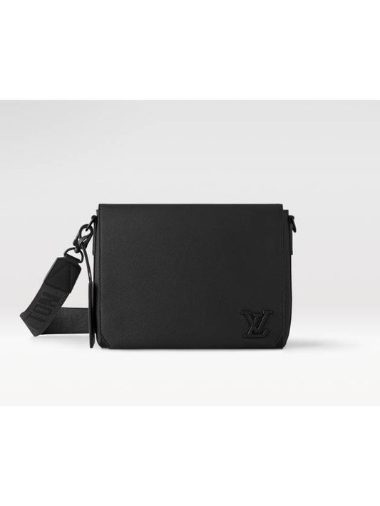 Takeoff LV Aerogram Messenger Bag Black - LOUIS VUITTON - BALAAN 2