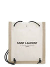 Logo Canvas 2Way Shoulder Bag Beige - SAINT LAURENT - BALAAN 2