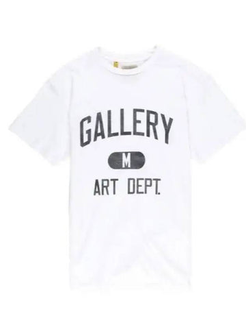 24 AD 1030 WHTE Logo T Shirt - GALLERY DEPT. - BALAAN 1