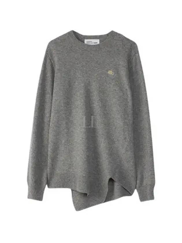 Crocodile Patch Knit Top Grey - COMME DES GARCONS - BALAAN 2