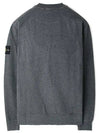 Compass Patch Crew Neck Sweatshirt Grey - STONE ISLAND - BALAAN 3