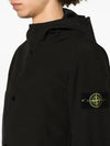 Light Soft Shell R E Dye Technology In Recycled Polyester Hooded Jacket Black - STONE ISLAND - BALAAN 3