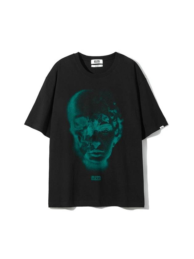 David Skulls Graphic Short Sleeve T-Shirt Black - ULKIN - BALAAN 2