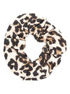 Leopard Cotton Scrunchie Brown - GANNI - BALAAN 1