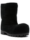 Men s Suede Fur Winter Boots Black - BALENCIAGA - BALAAN 8